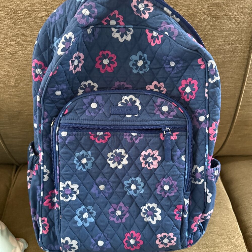 Vera Bradley Ellie Flower Campus Backpack